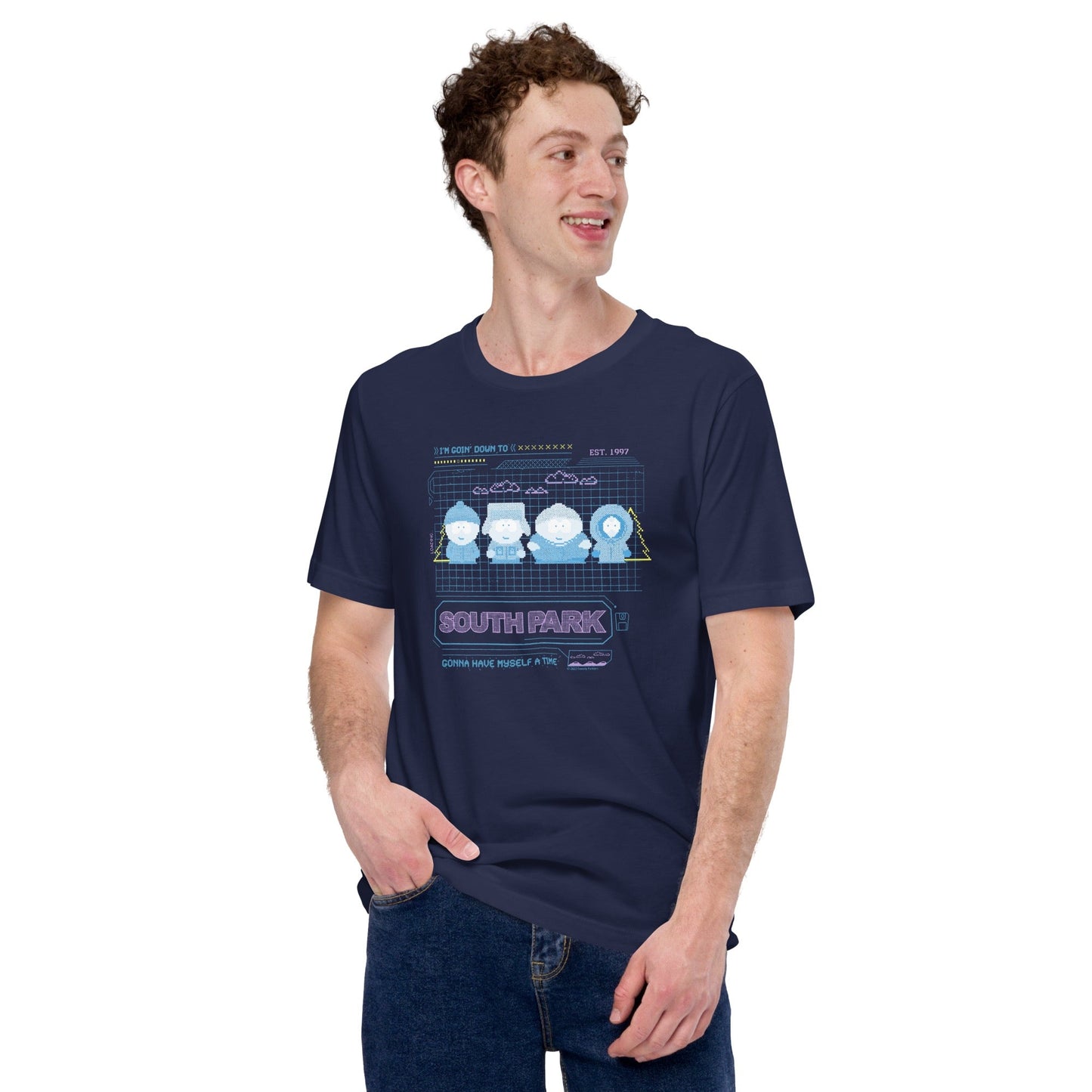 South Park Pixel Art The Boys T - Shirt - Paramount Shop