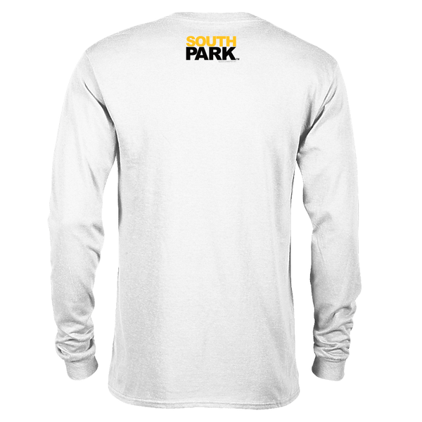 South Park Randy Eyes Up Here Adult Long Sleeve T - Shirt - Paramount Shop