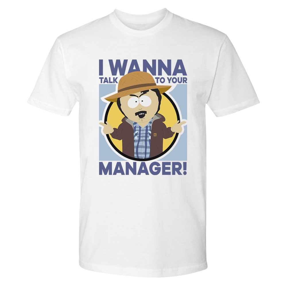 South Park Randy Talk to Your Manager Short Sleeve T - Shirt - Paramount Shop