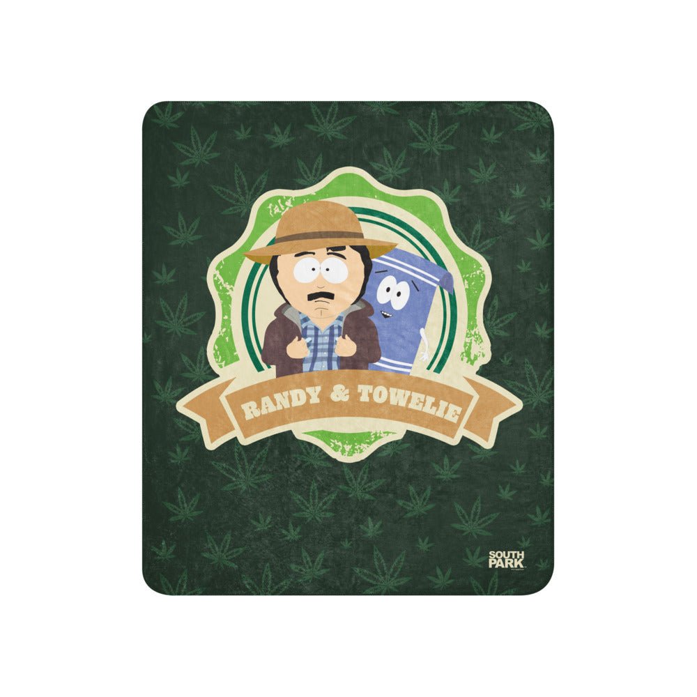 South Park Randy & Towelie Sherpa Blanket - Paramount Shop