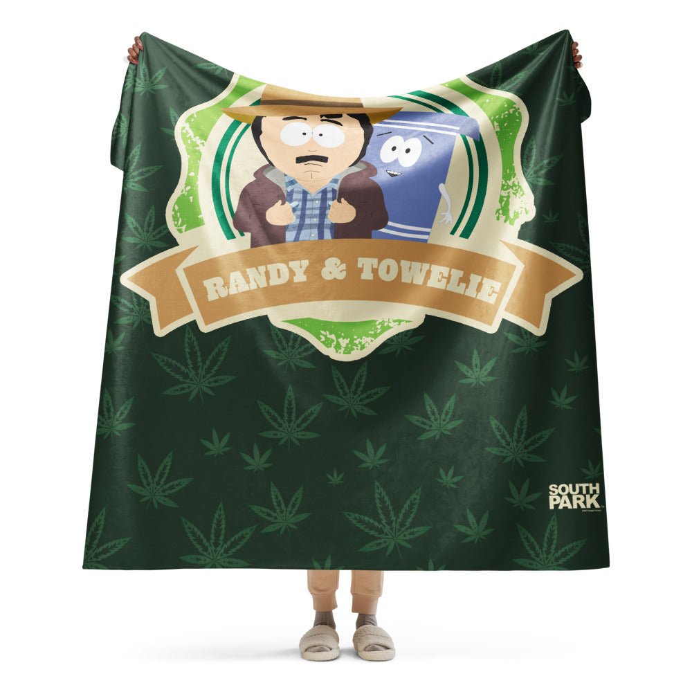 South Park Randy & Towelie Sherpa Blanket - Paramount Shop