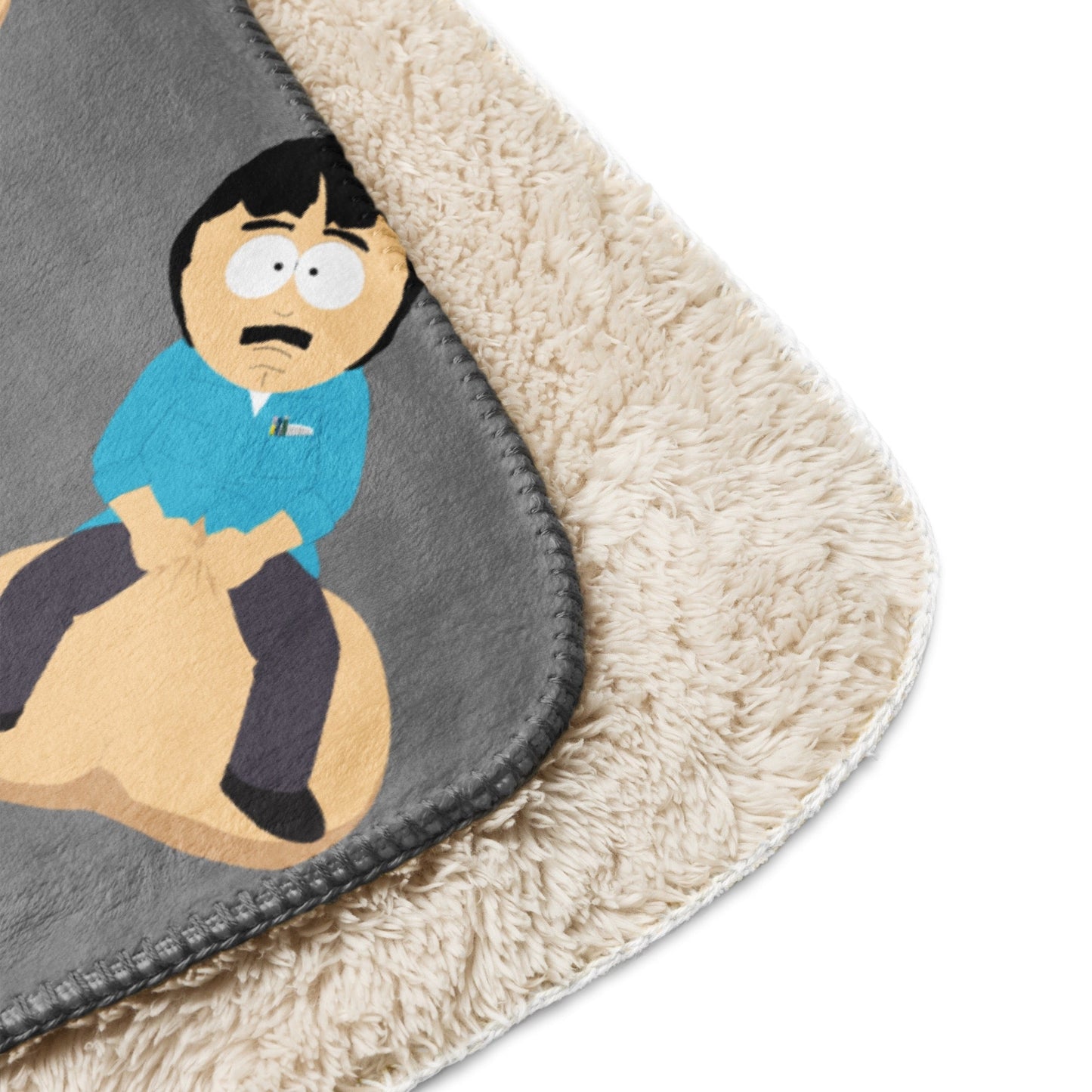 South Park Randy's Balls Pattern Sherpa Blanket - Paramount Shop