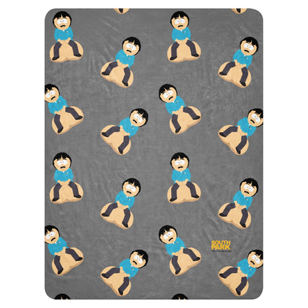 South Park Randy's Balls Pattern Sherpa Blanket - Paramount Shop