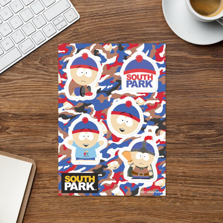 South Park Stan Sticker Sheet - Paramount Shop