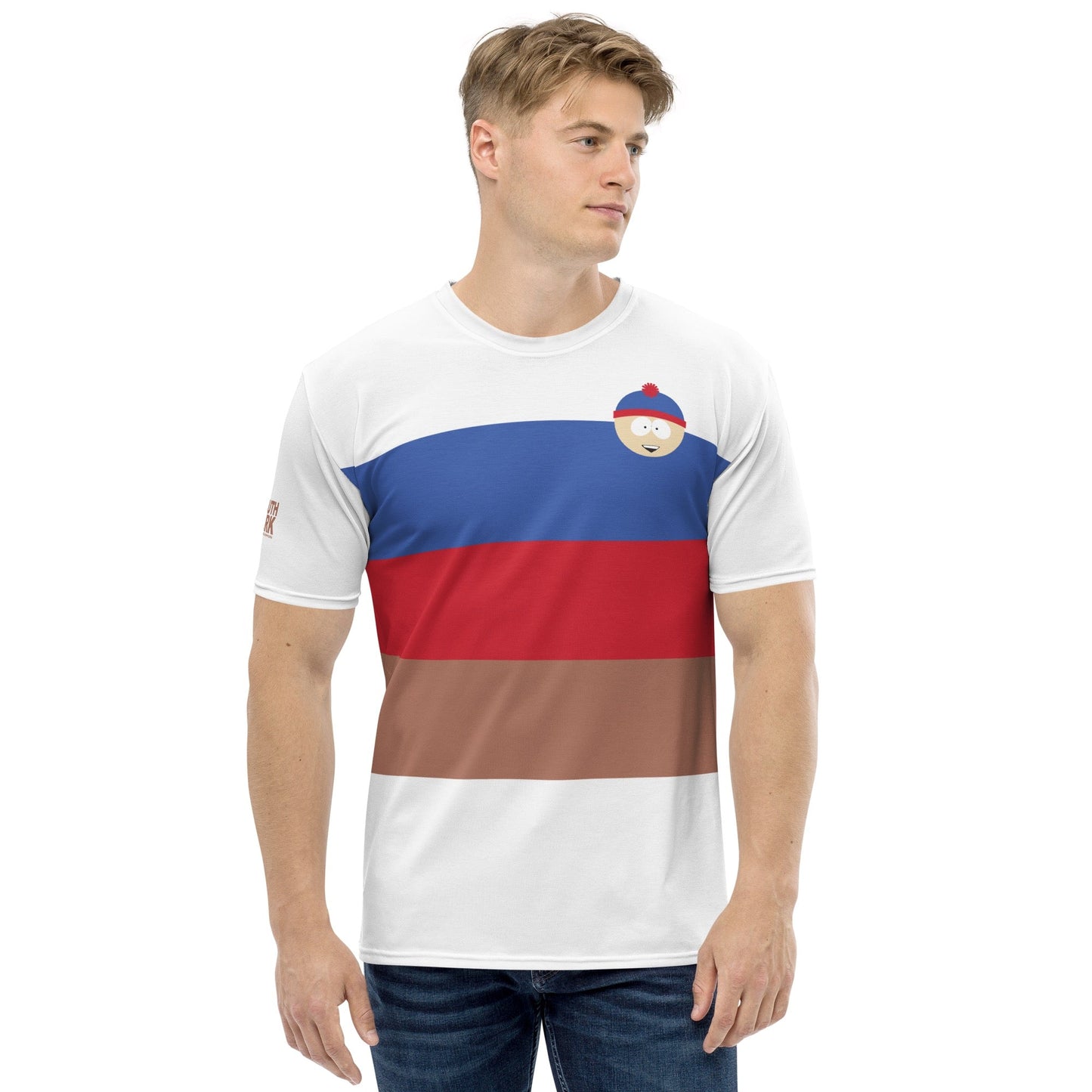 South Park Stan Striped Unisex Short Sleeve T - Shirt - Paramount Shop