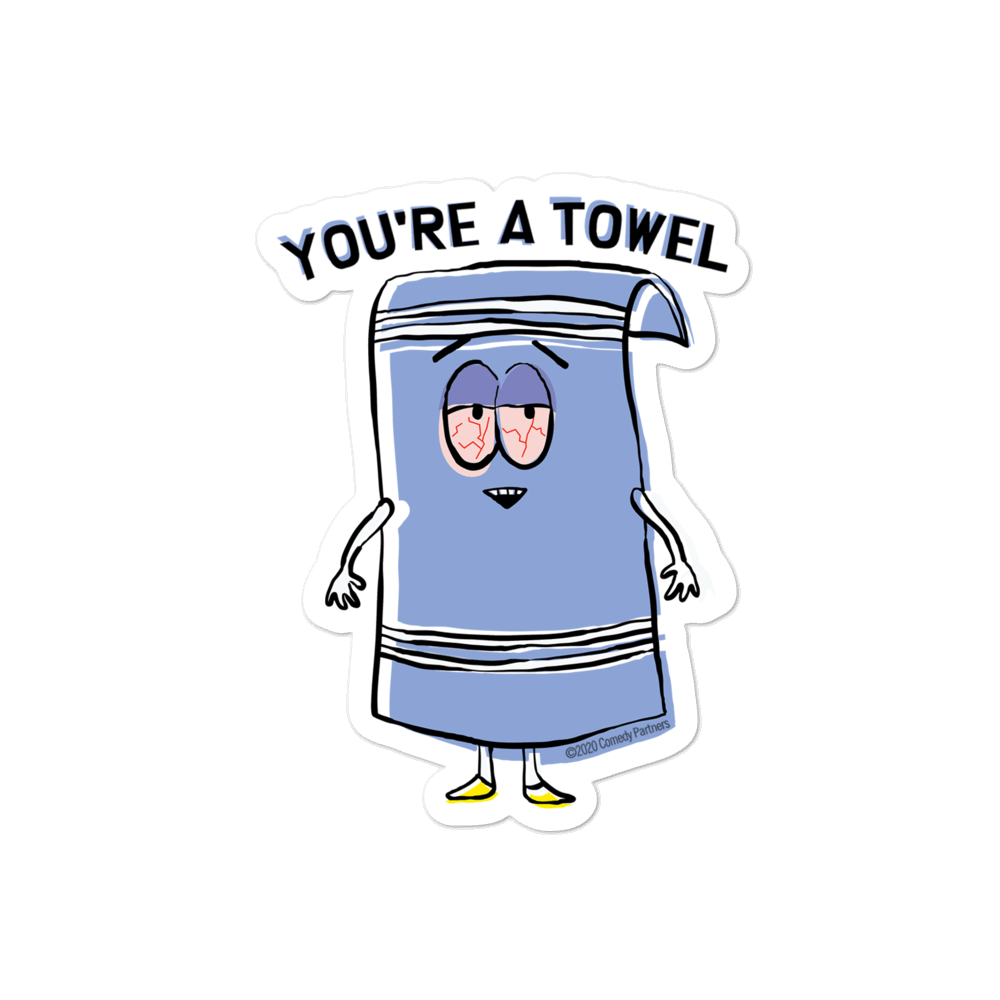 South Park Towelie Die Cut Sticker - Paramount Shop