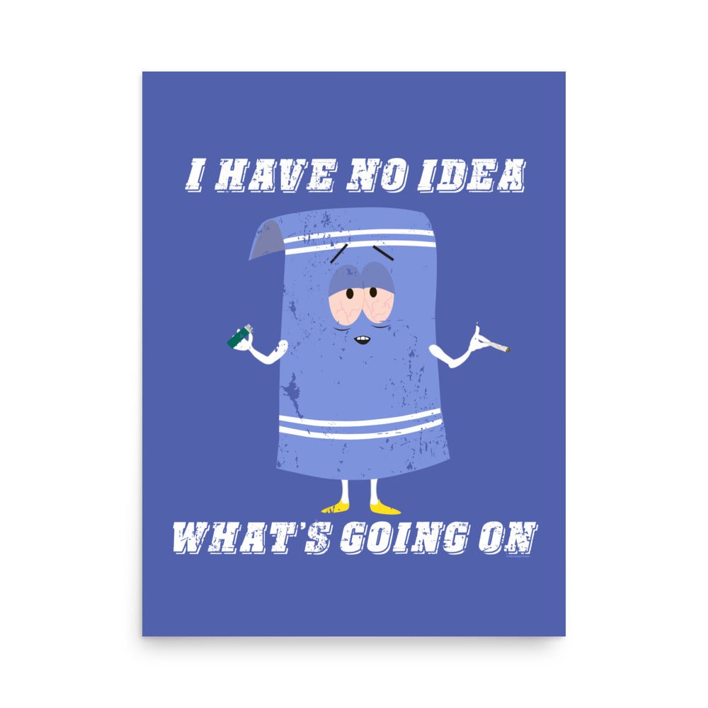 South Park Towelie No Idea Premium Poster - Paramount Shop