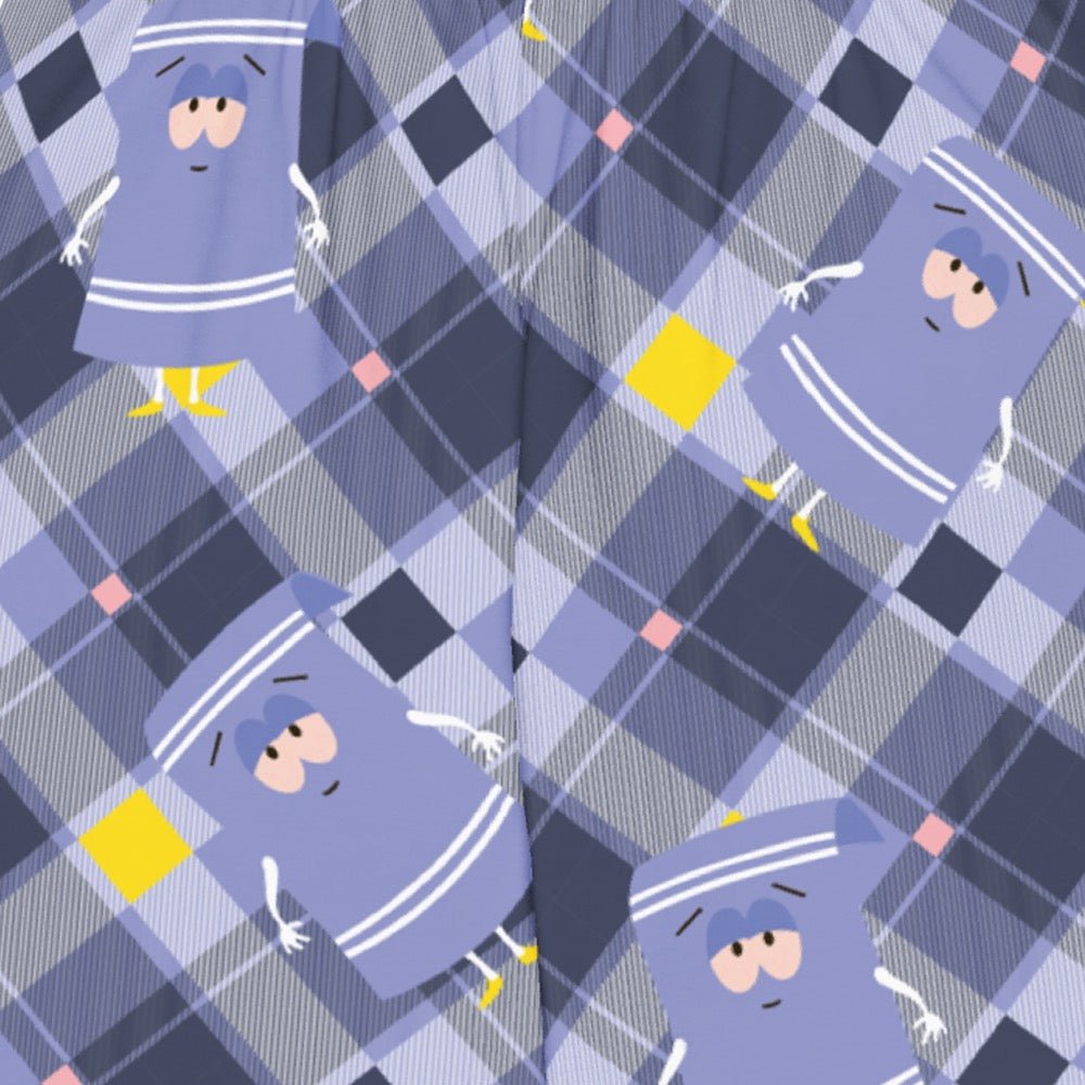 South Park Towelie Plaid Pajama Pants - Paramount Shop