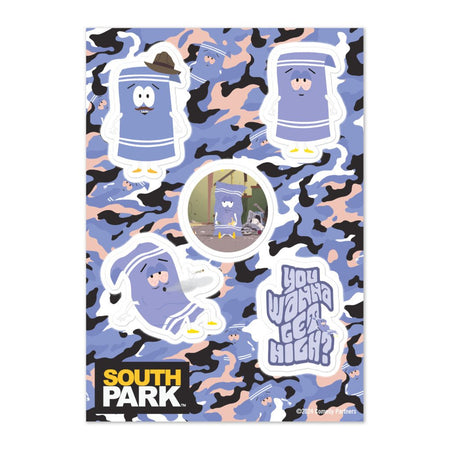 South Park Towelie Sticker Sheet - Paramount Shop