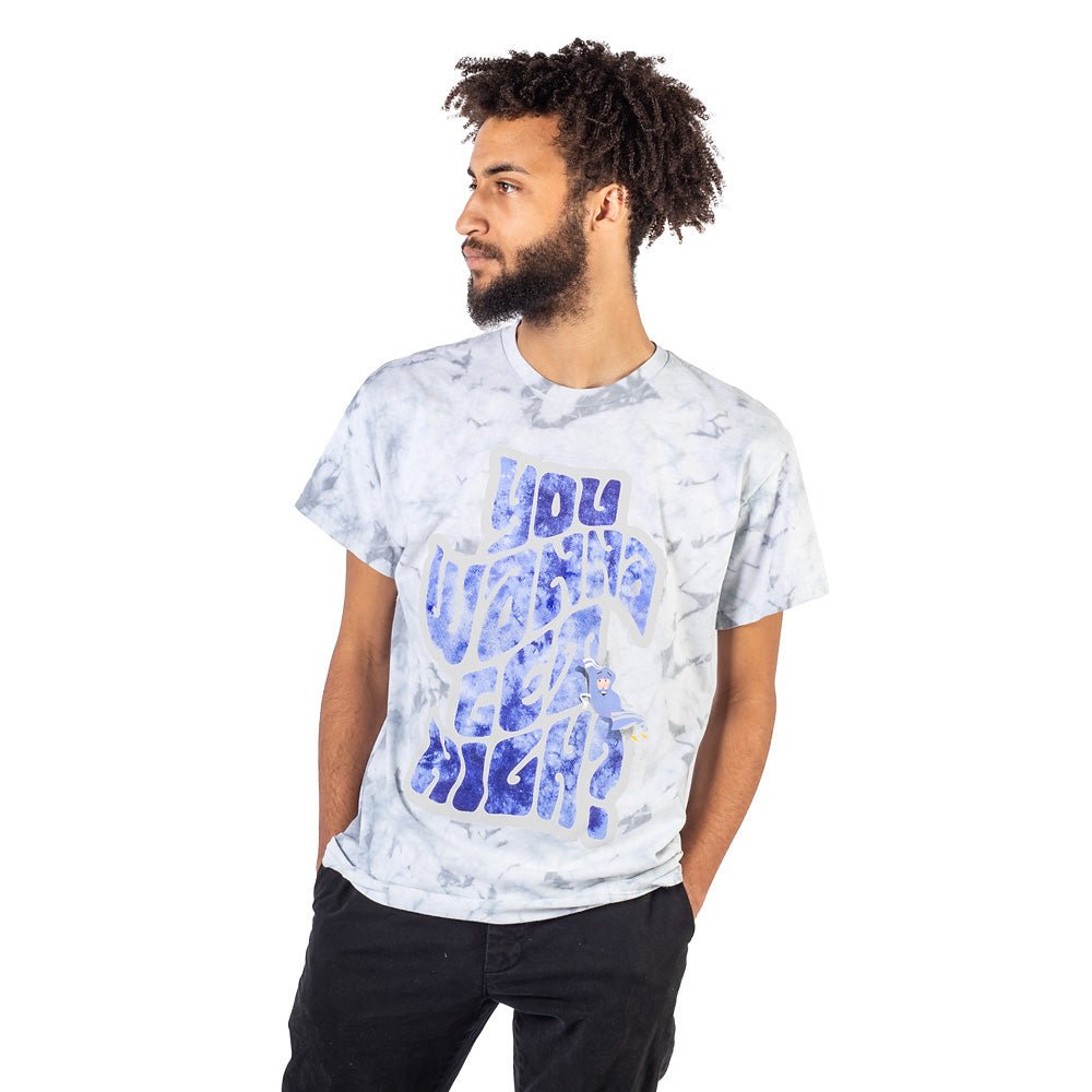 South Park Towelie You Wanna Get High? Tie - Dye T - Shirt - Paramount Shop