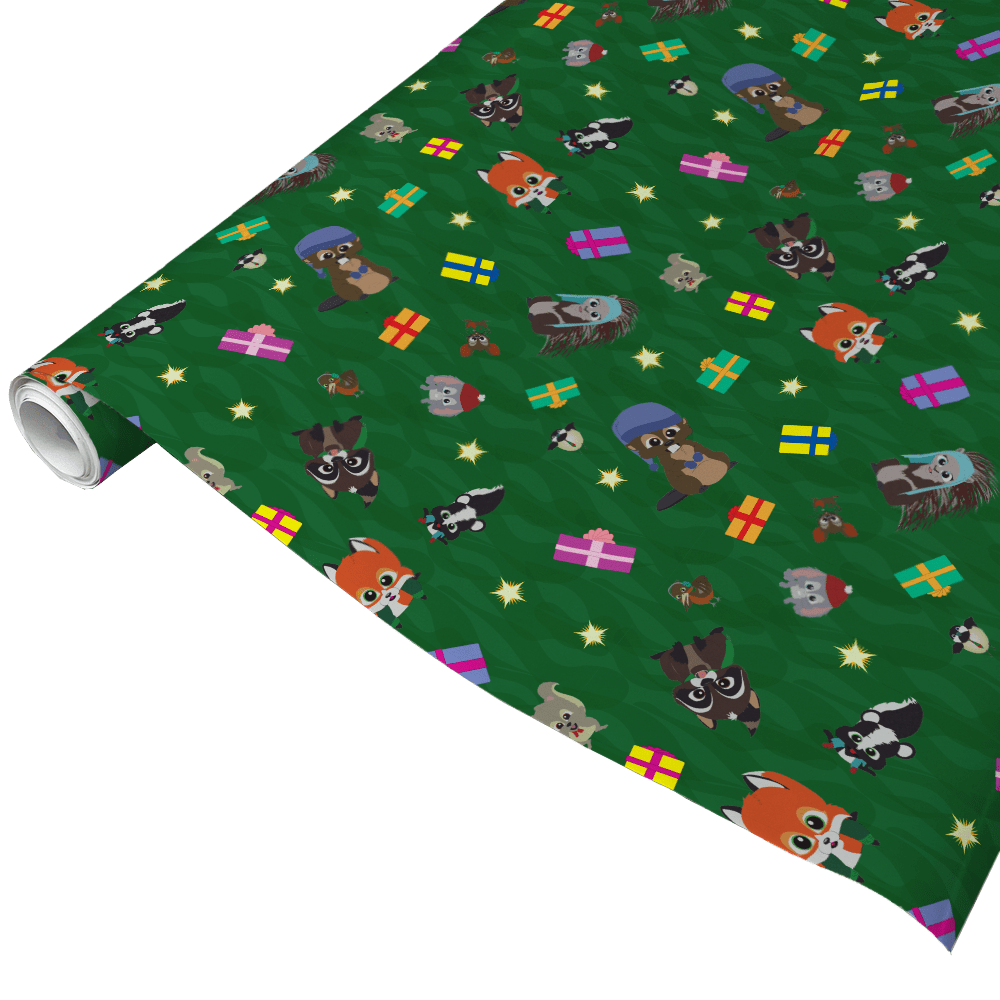 South Park Woodland Critters Christmas Gift Wrap - Paramount Shop