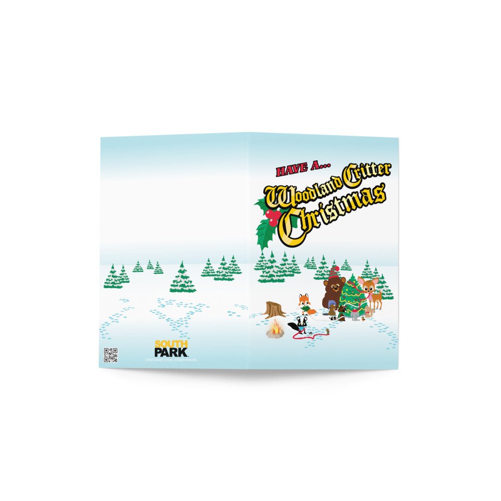 South Park Woodland Critters Christmas Greeting Card - Paramount Shop