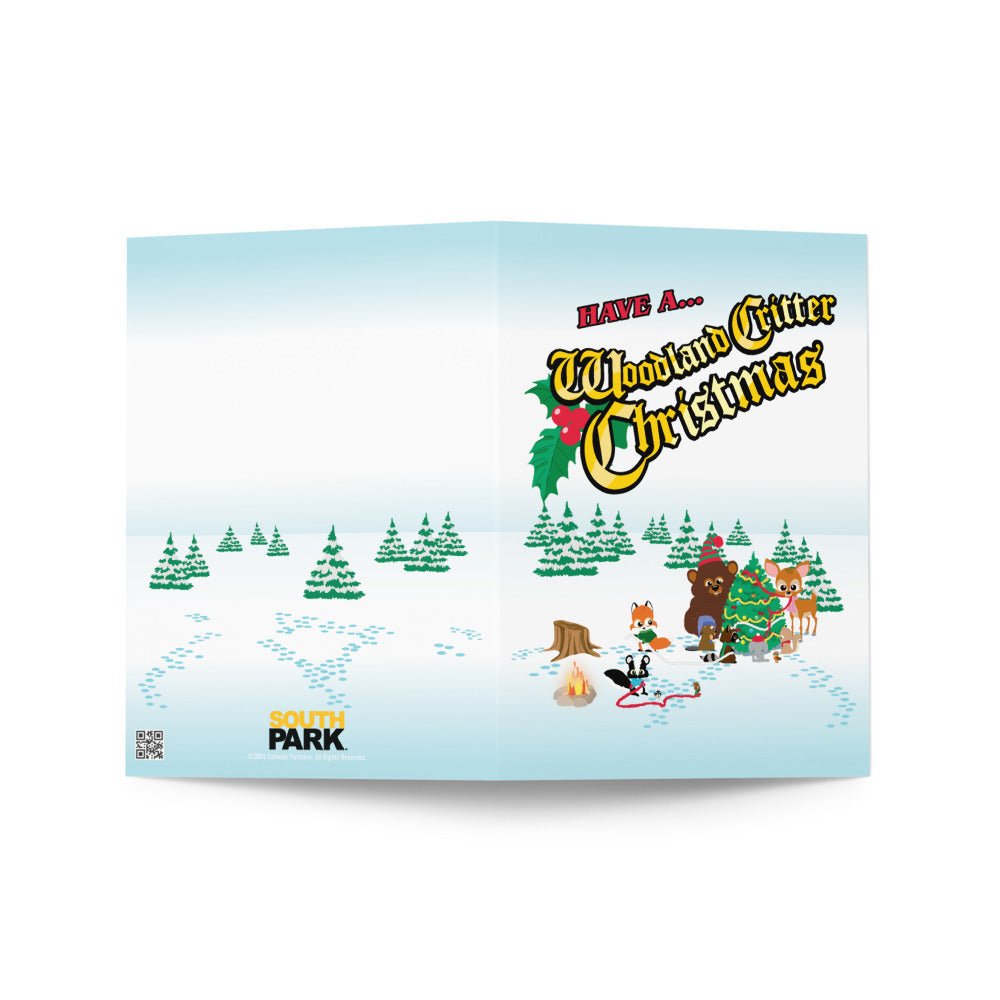 South Park Woodland Critters Christmas Greeting Card - Paramount Shop