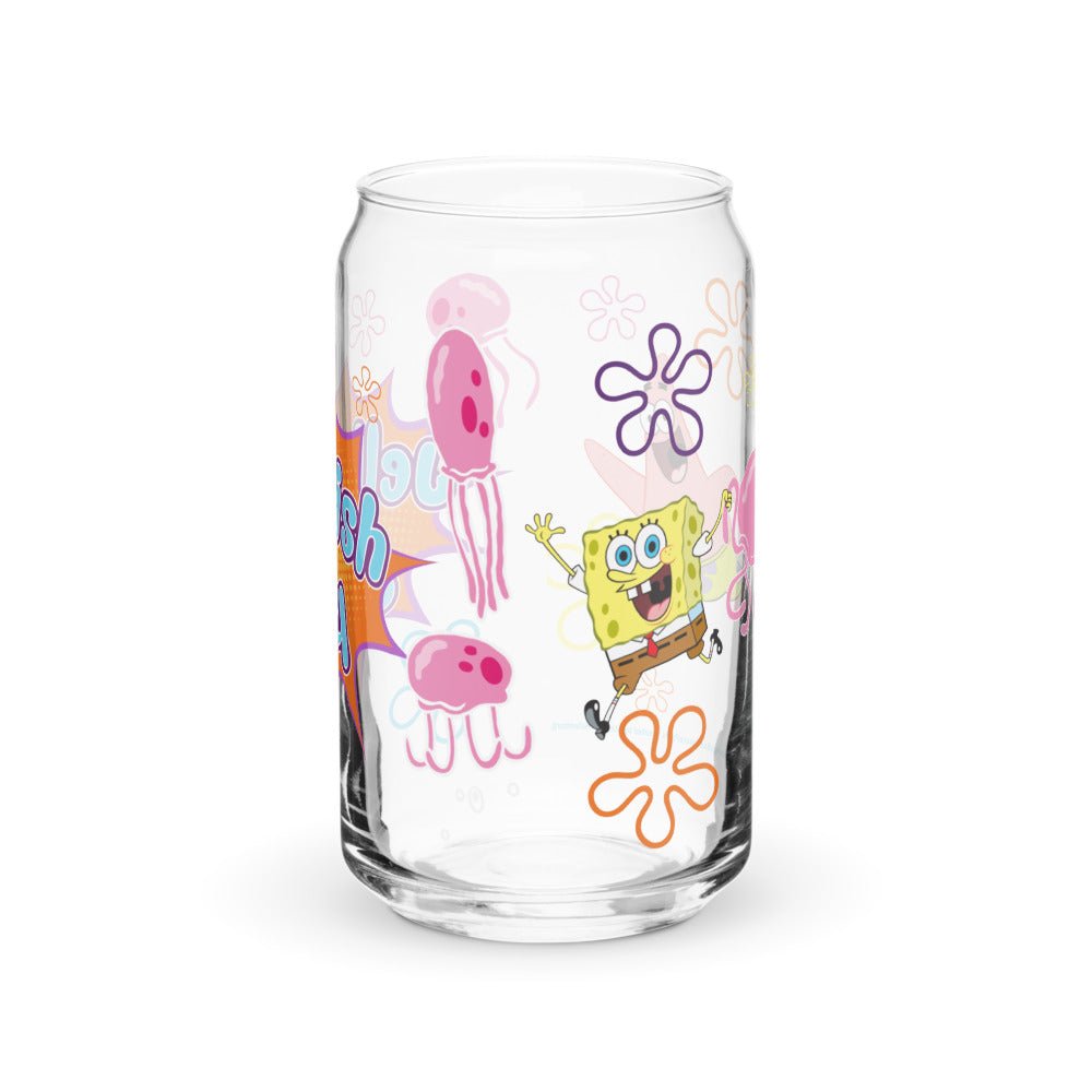 SpongeBob and Patrick Jellyfish Jelly Can Glass - Paramount Shop