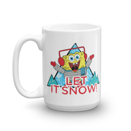 SpongeBob Let it Snow White Mug - Paramount Shop