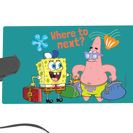 SpongeBob SqaurePants Where To Next Luggage Tag - Paramount Shop