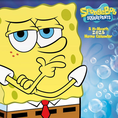 Spongebob Squarepants 2025 16 - Month Wall Calendar - Paramount Shop