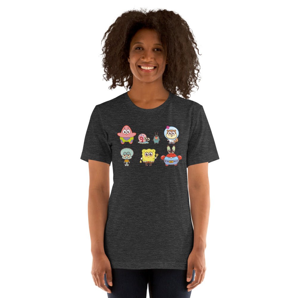 SpongeBob SquarePants AdoraBob Gang Adult Unisex T-Shirt - Paramount Shop