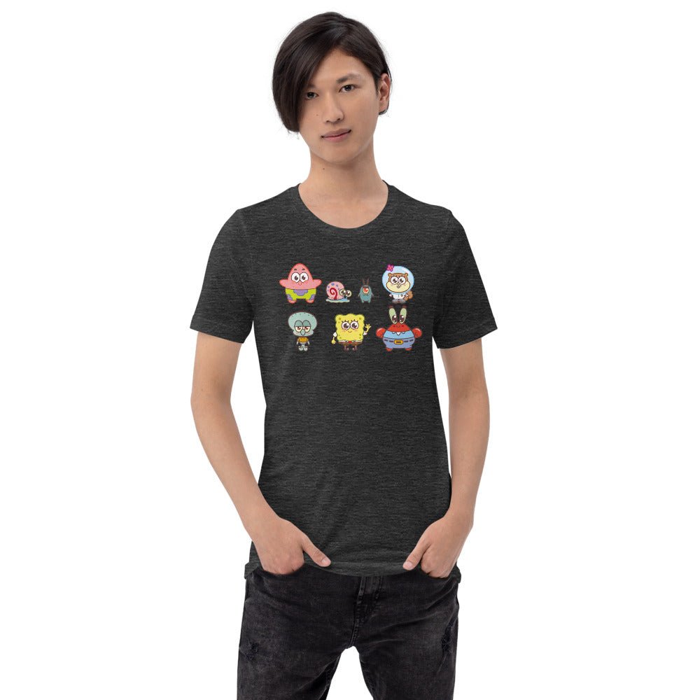 SpongeBob SquarePants AdoraBob Gang Adult Unisex T-Shirt - Paramount Shop