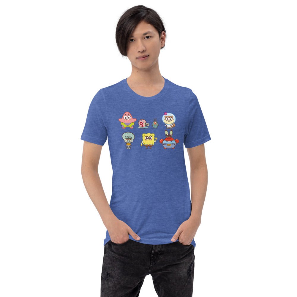 SpongeBob SquarePants AdoraBob Gang Adult Unisex T-Shirt - Paramount Shop