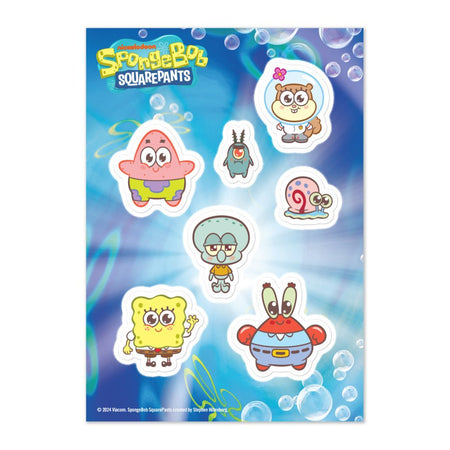 SpongeBob SquarePants AdoraBob Gang Sticker Sheet - Paramount Shop