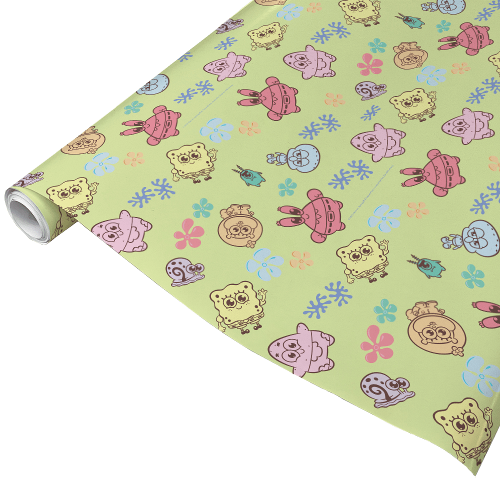 SpongeBob SquarePants AdoraBob Wrapping Paper - Paramount Shop