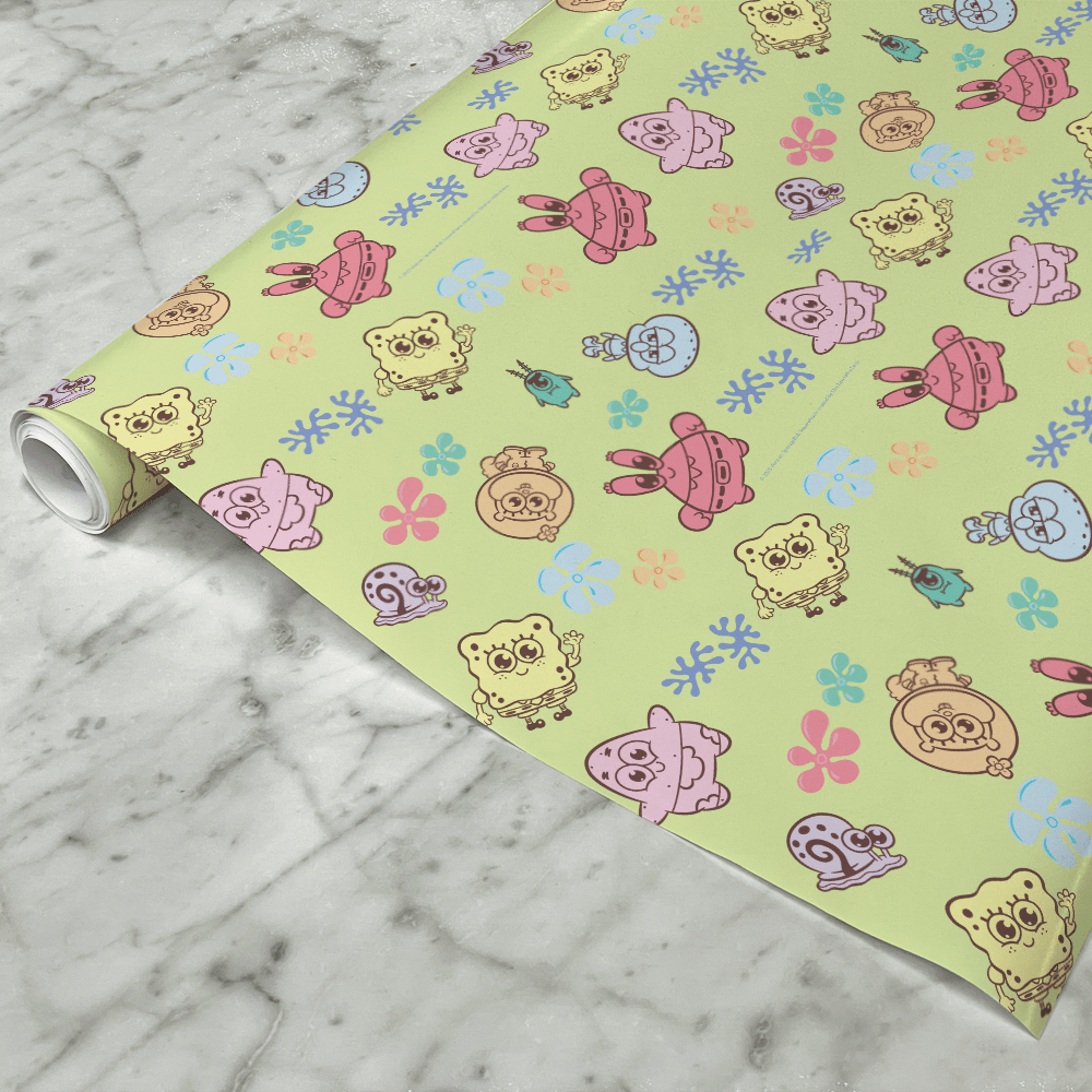 SpongeBob SquarePants AdoraBob Wrapping Paper - Paramount Shop