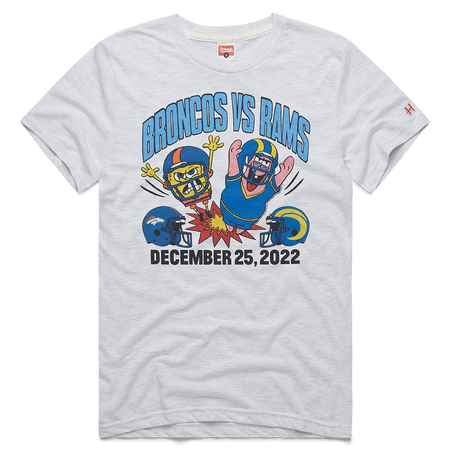 SpongeBob SquarePants and Patrick x Broncos Vs Rams 2022 Short Sleeve T - Shirt - Paramount Shop