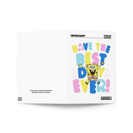 SpongeBob SquarePants Best Day Ever Greeting Card - Paramount Shop