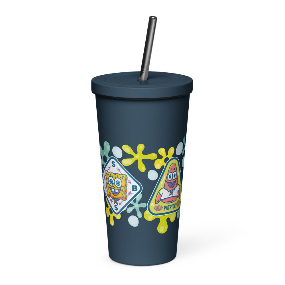 SpongeBob Squarepants Camping Badge Tumbler - Paramount Shop