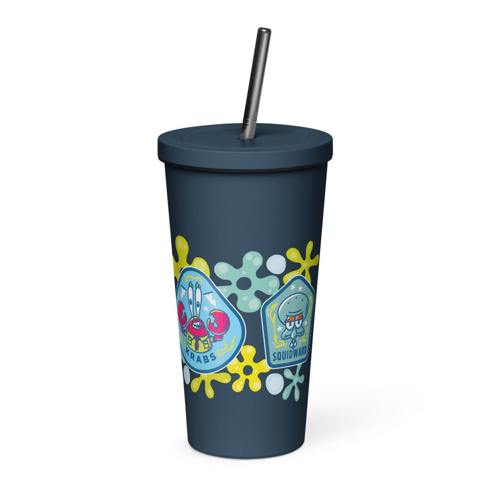 SpongeBob Squarepants Camping Badge Tumbler - Paramount Shop