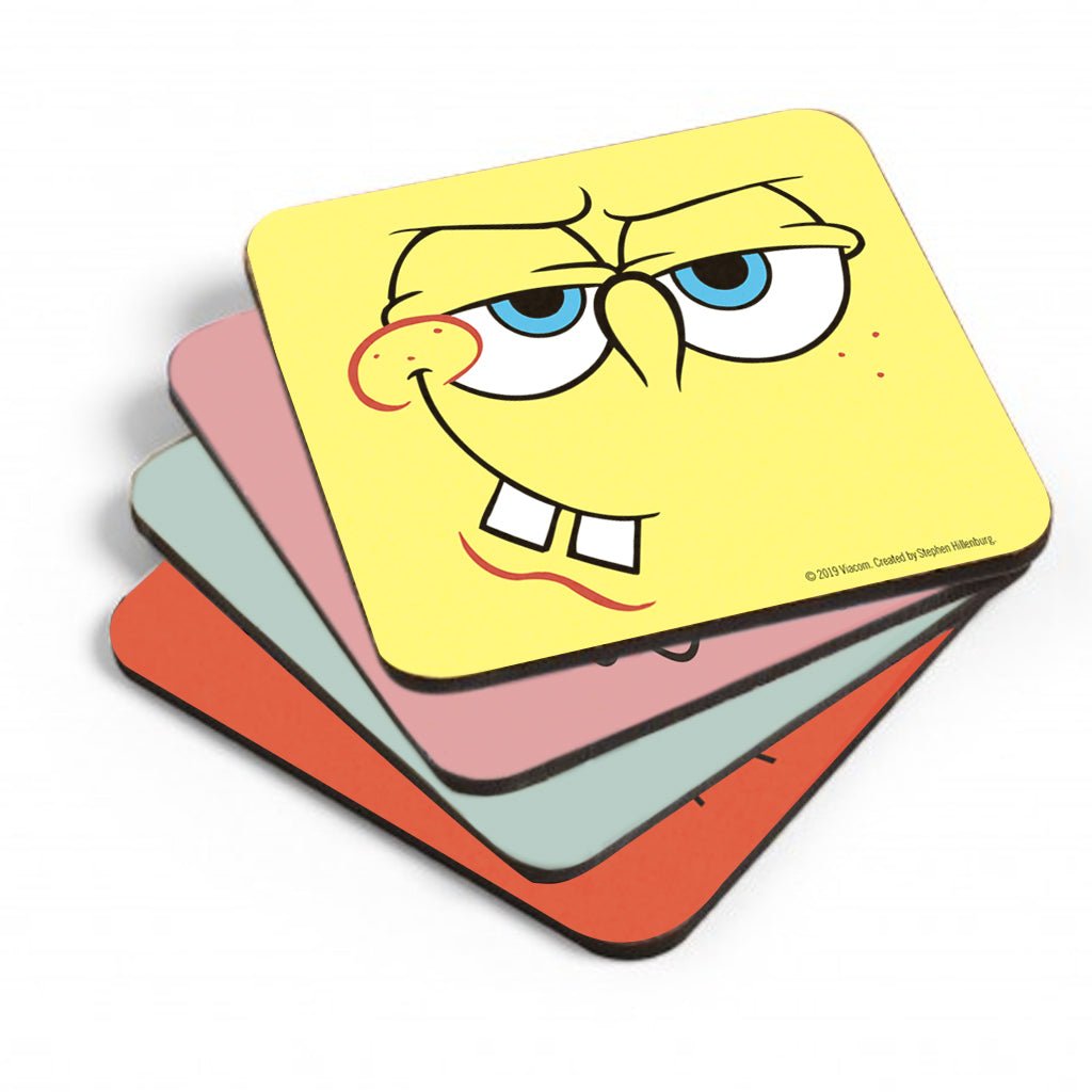 SpongeBob SquarePants Character Coasters - Set of 4 - Paramount Shop