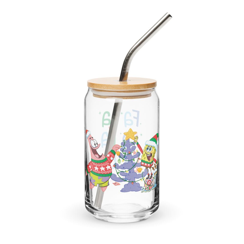 SpongeBob SquarePants Coral Tree Decorating Can - Shaped Glass - Paramount Shop