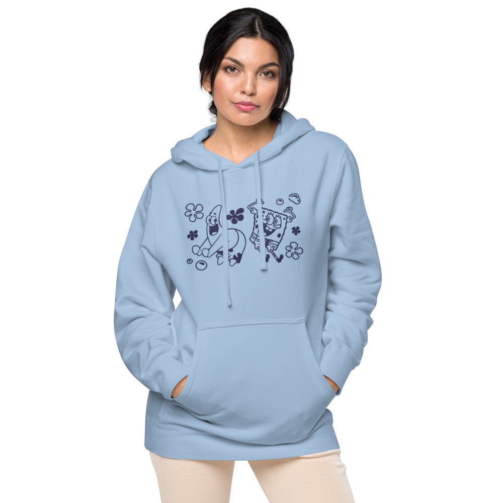 SpongeBob SquarePants Dancing Buddies Embroidered Unisex Hoodie - Paramount Shop