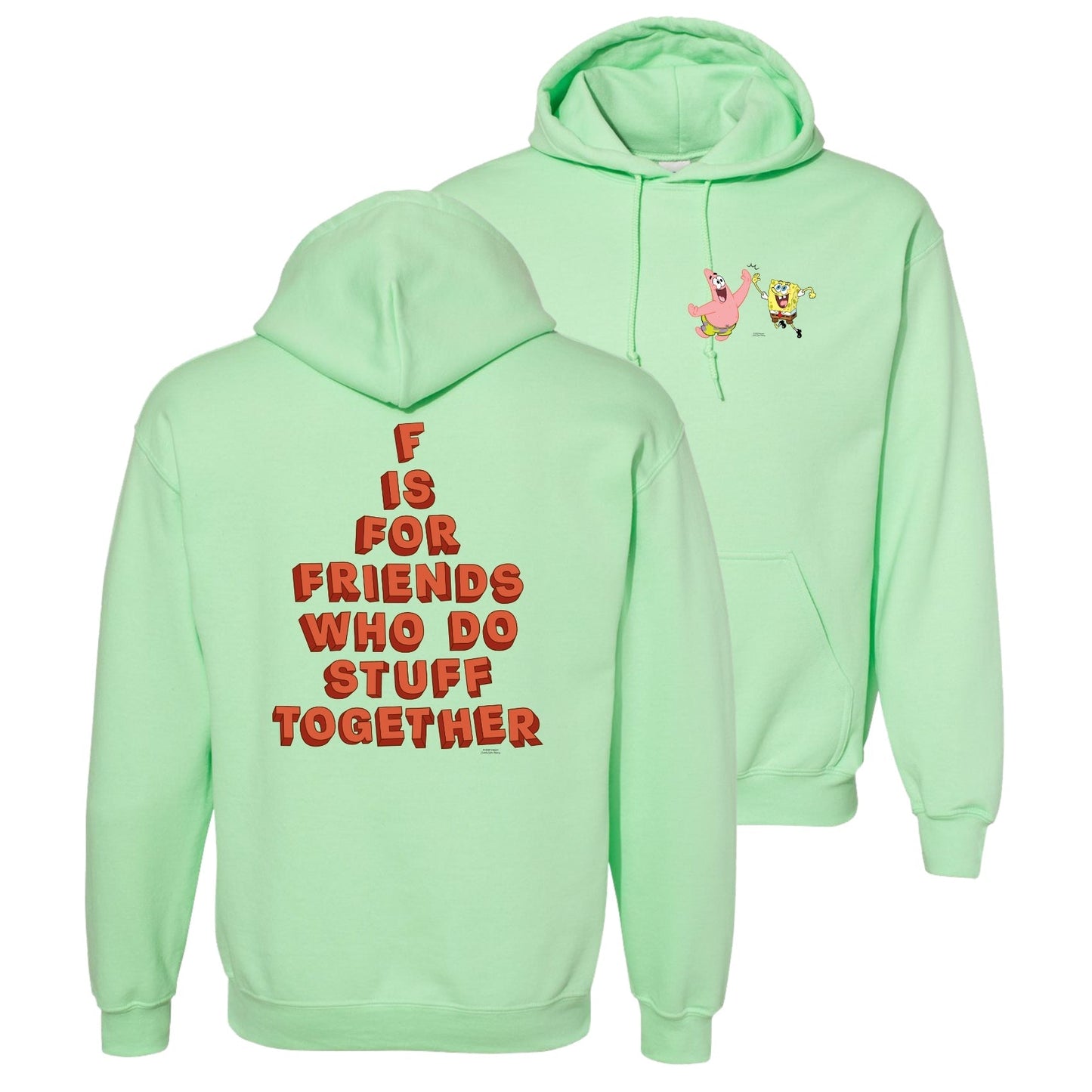 SpongeBob SquarePants Do Stuff Together Hooded Sweatshirt - Paramount Shop