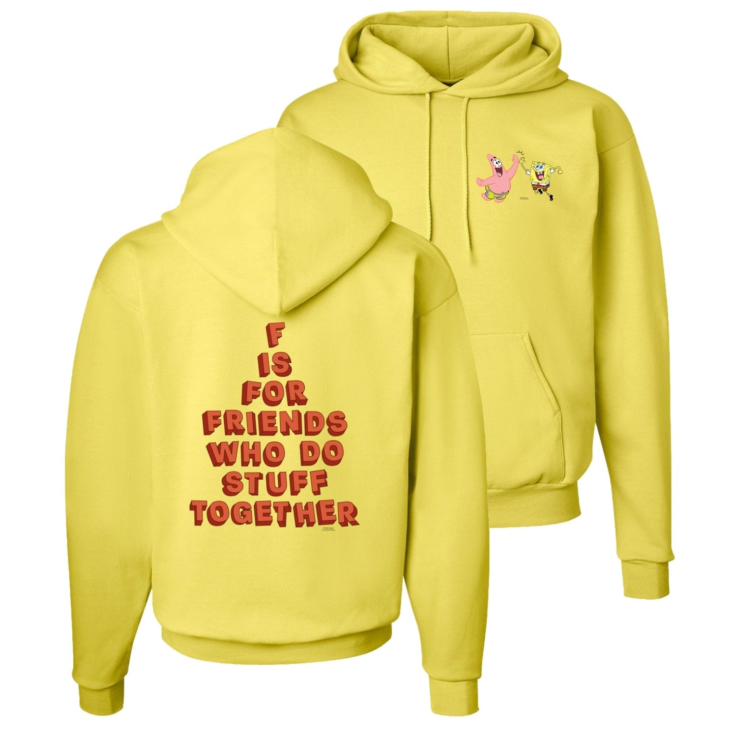 SpongeBob SquarePants Do Stuff Together Hooded Sweatshirt - Paramount Shop