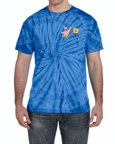 SpongeBob SquarePants Do Stuff Together Tie - Dye Short Sleeve T - Shirt - Paramount Shop