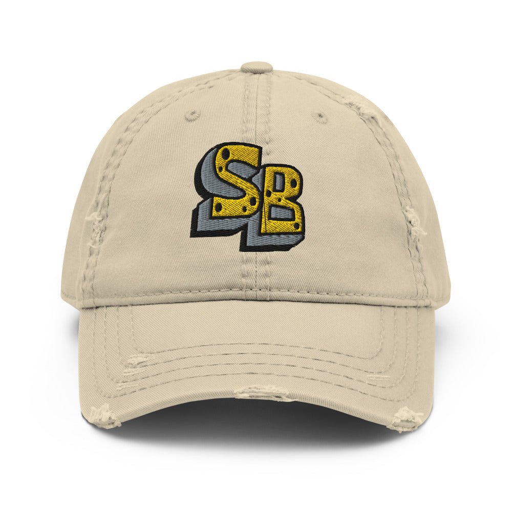 SpongeBob SquarePants Embroidered Distressed Dad Hat - Paramount Shop