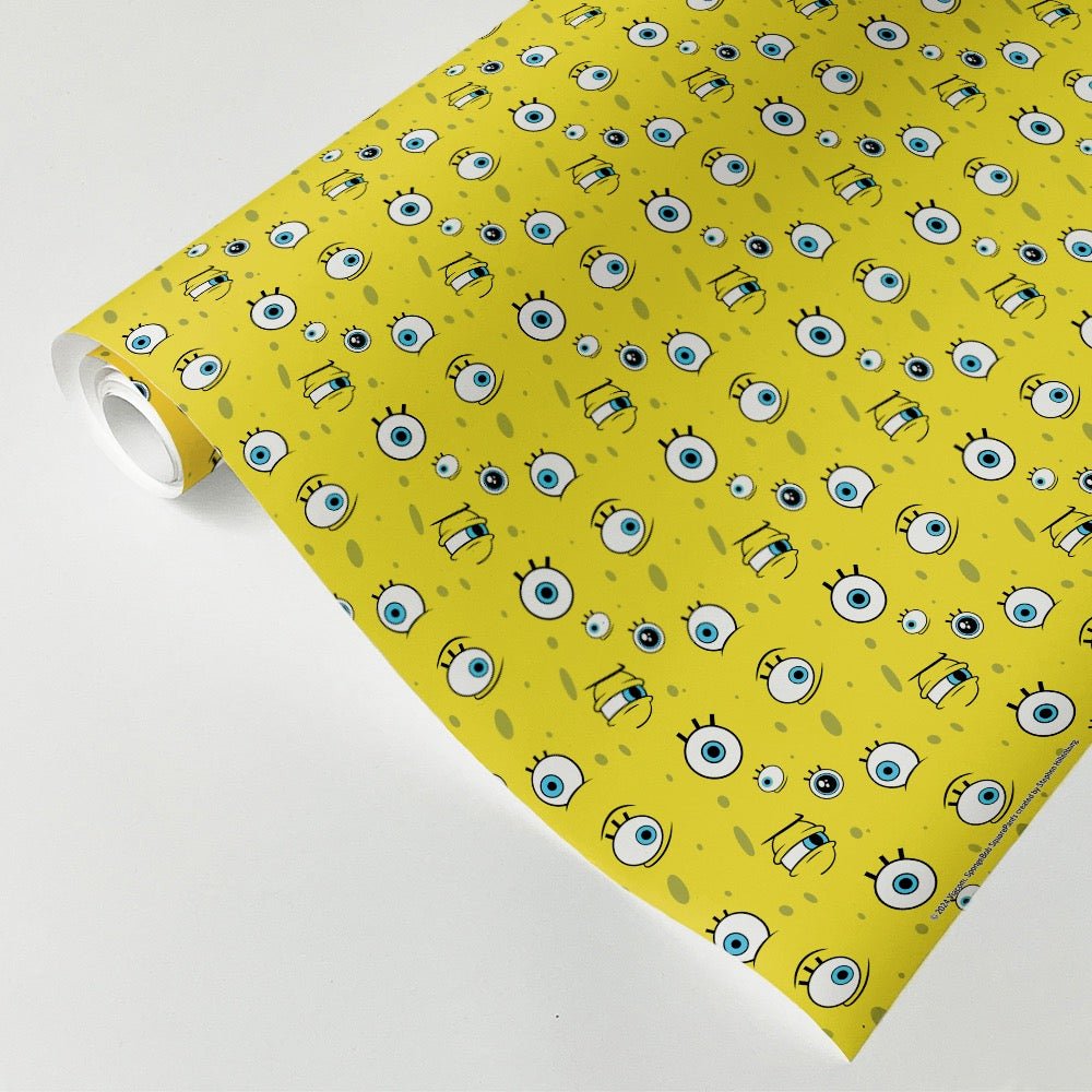 SpongeBob SquarePants Eyes Party Gift Wrap - Paramount Shop