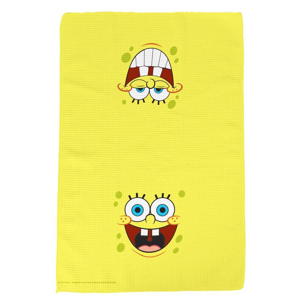 SpongeBob SquarePants Face Kitchen Towel - Paramount Shop