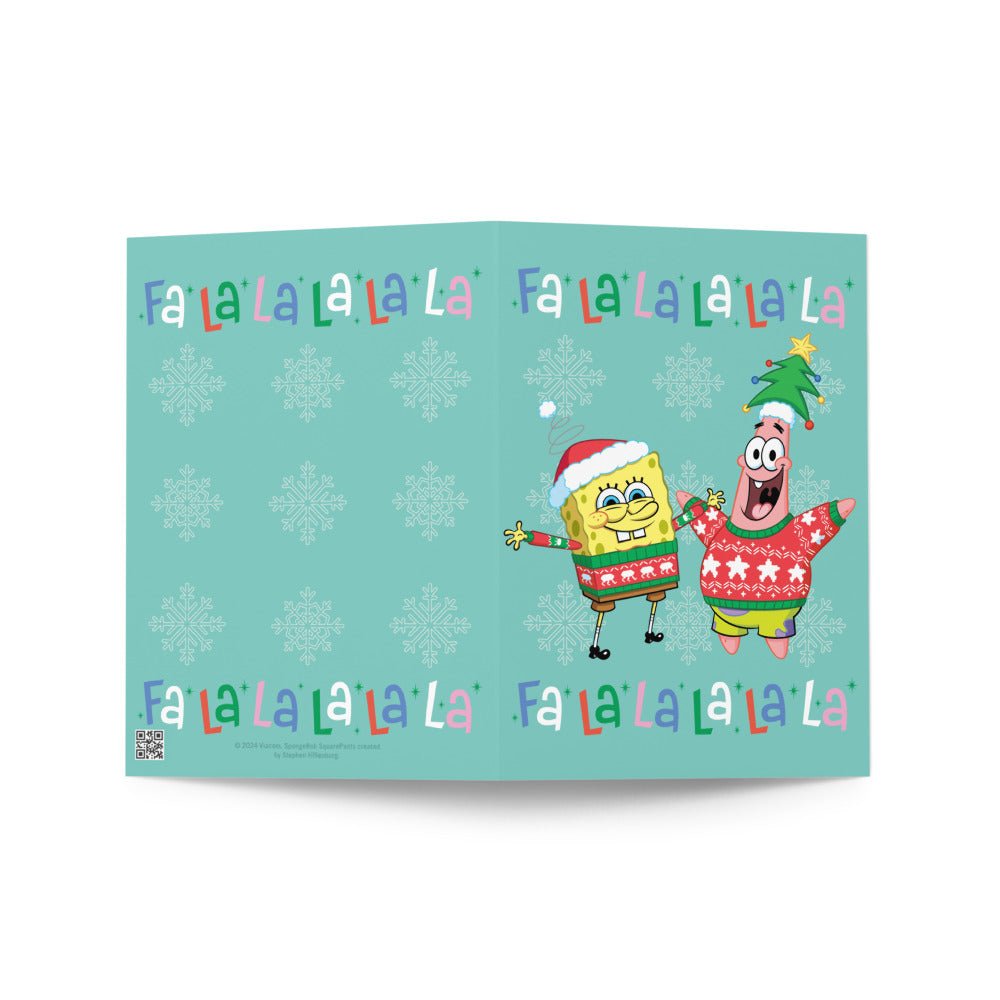 SpongeBob SquarePants FaLaLa Holiday Card - Paramount Shop