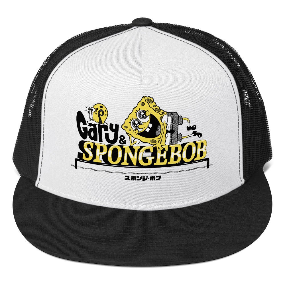 SpongeBob SquarePants Gary & Spongebob Trucker Hat - Paramount Shop