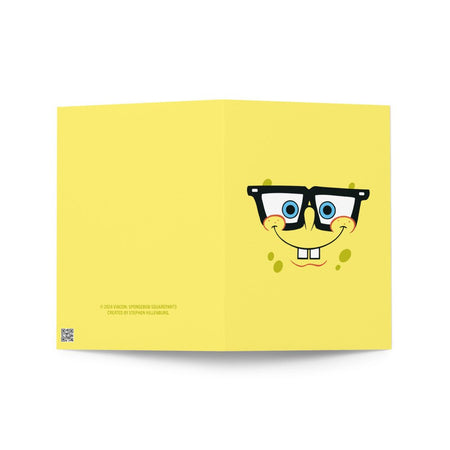 SpongeBob SquarePants Glasses Greeting Card - Paramount Shop