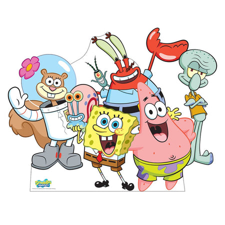 SpongeBob SquarePants Group Life - Size Standee - Paramount Shop