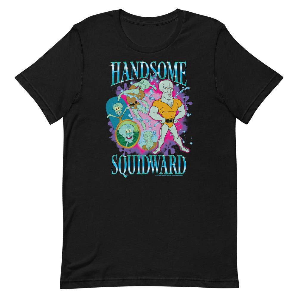 Spongebob Squarepants Handsome Squidward Heartthrob Unisex T - Shirt - Paramount Shop