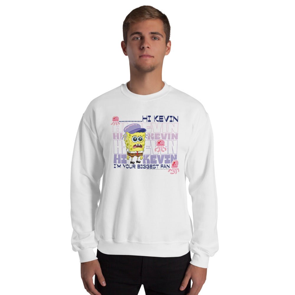 SpongeBob SquarePants Hi Kevin Fleece Crewneck Sweatshirt - Paramount Shop