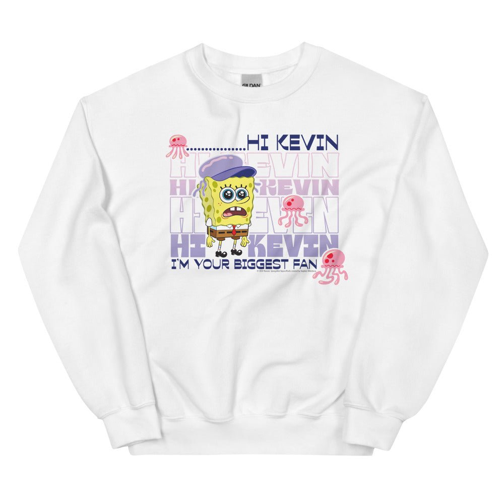 SpongeBob SquarePants Hi Kevin Fleece Crewneck Sweatshirt - Paramount Shop