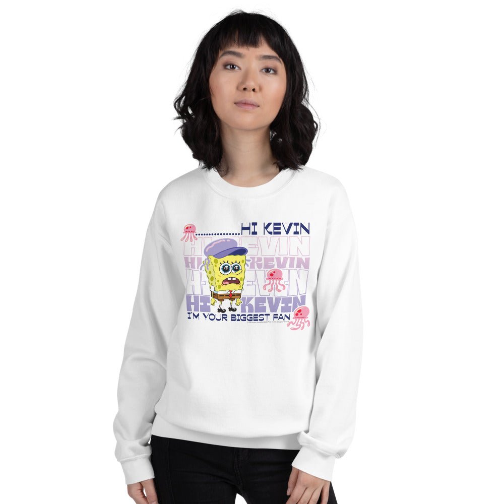 SpongeBob SquarePants Hi Kevin Fleece Crewneck Sweatshirt - Paramount Shop