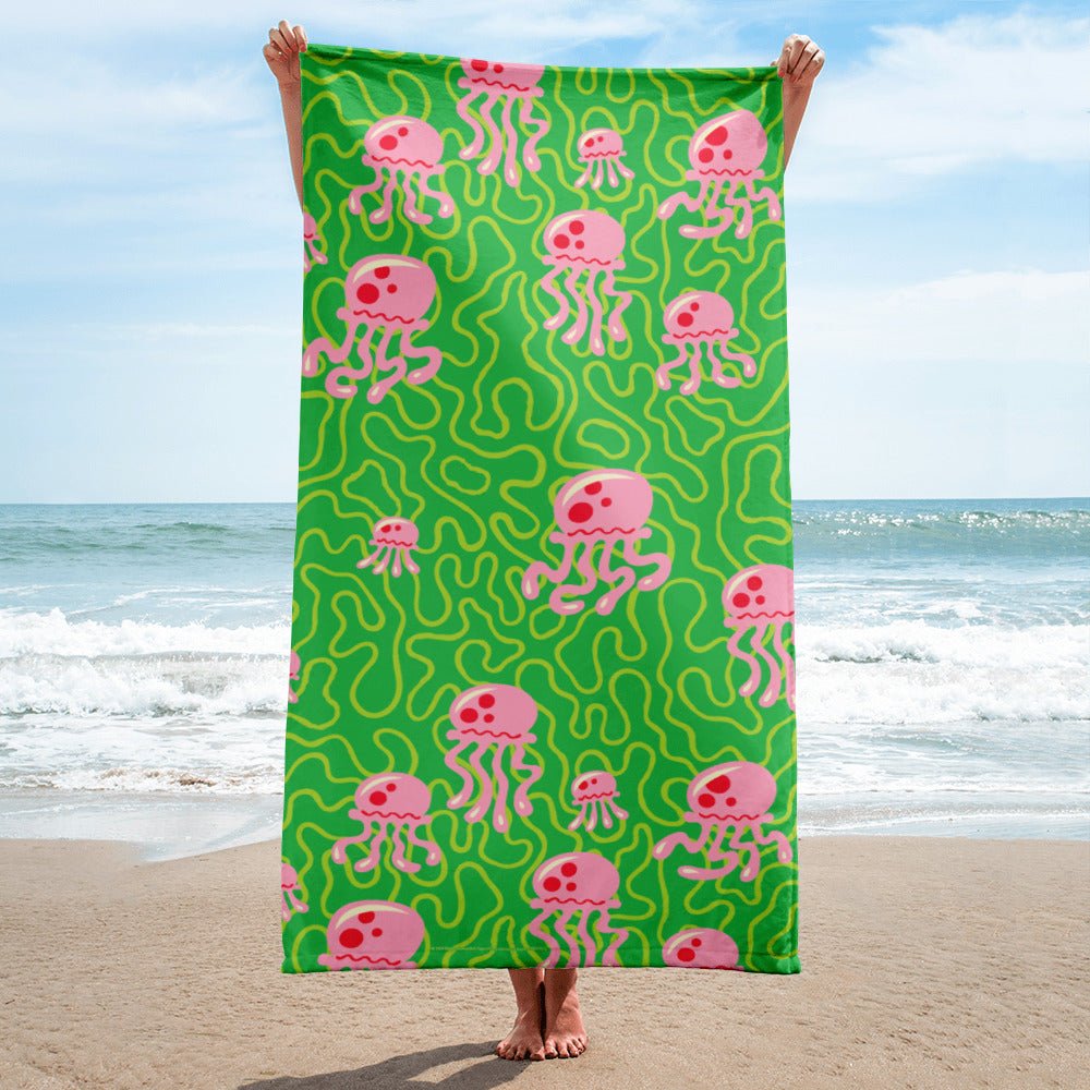 SpongeBob SquarePants Jellyfish Beach Towel - Paramount Shop