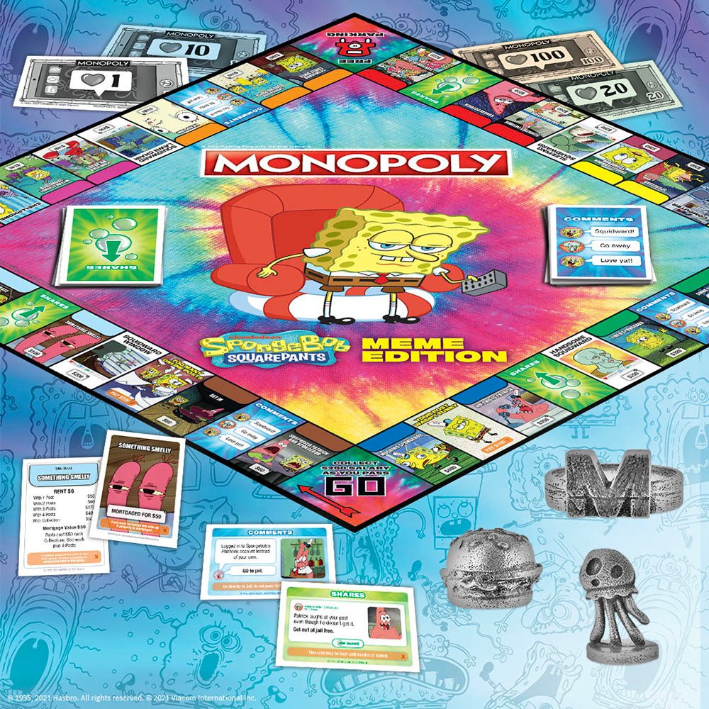 SpongeBob SquarePants Meme Edition Monopoly - Paramount Shop